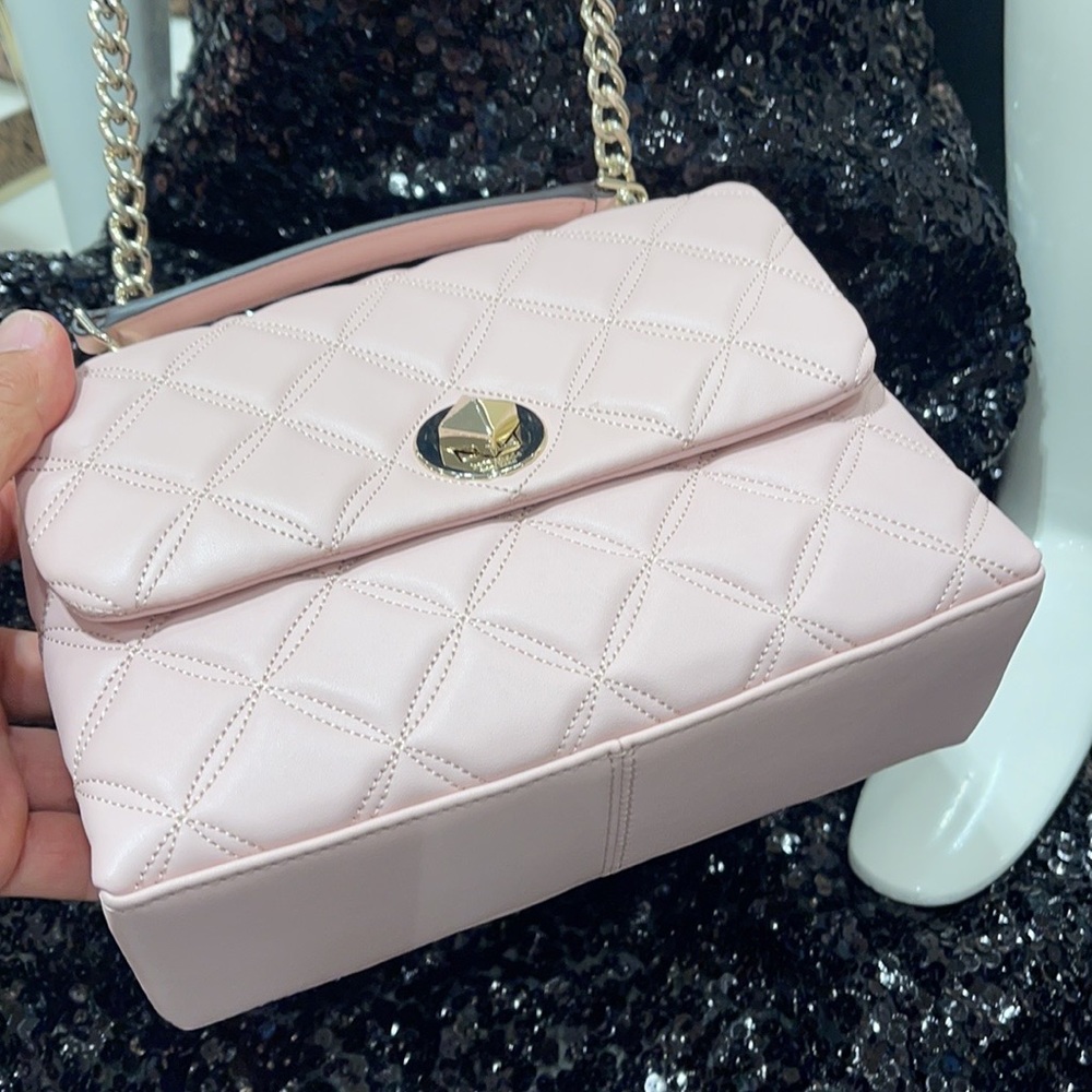 Kate Spade natalia small flap crossbody & SMALL ZIPAROUND WALLET - Picture 12 of 16